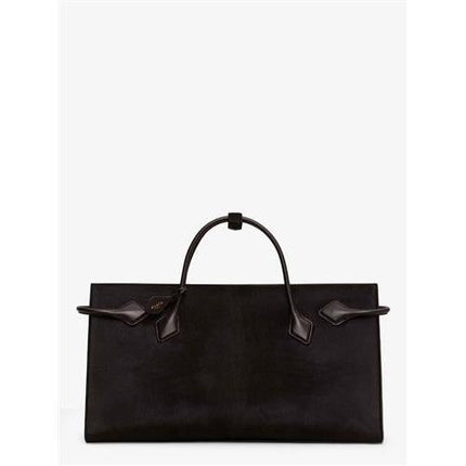 Alaia Hand Tote Ponyskin Bag Uni Chocolat