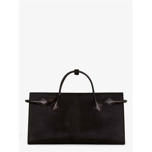 Alaia Hand Tote Ponyskin Bag Uni Chocolat
