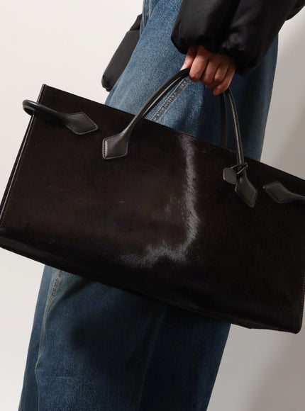 Alaia Hand Tote Ponyskin Bag