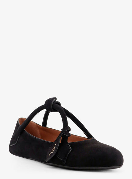 Alaia Le Teckel Suede Ballet Flats