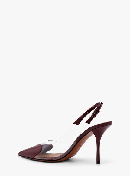 Alaia Slingbacks 90 Pvc And Leather Décolleté