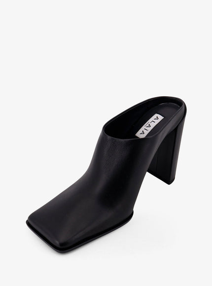 Alaia Square Leather Mule
