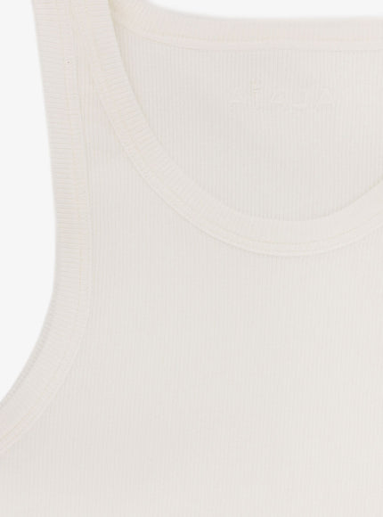 Alaia Halter Cotton And Viscose Bodysuit