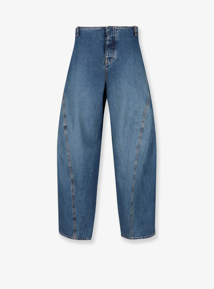 Alaia Cargo Jeans Bleu Delave