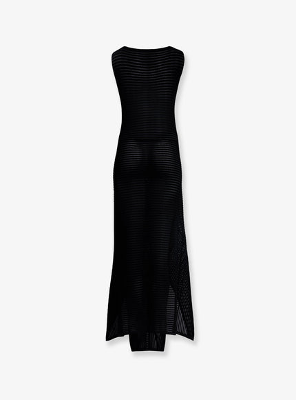 Alaia Ladder Cotton Blend Dress