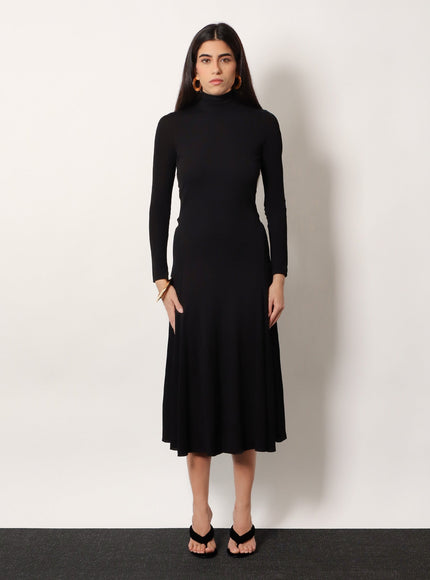 Alaia Viscose Long Heart Dress