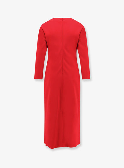 Alberta Ferretti Cady Stretch Enver Satin Dress