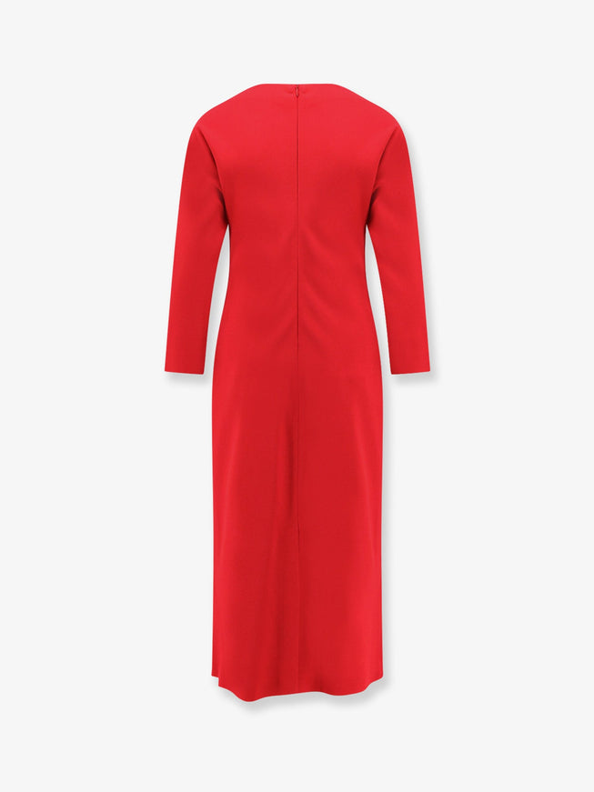 Alberta Ferretti Cady Stretch Enver Satin Dress