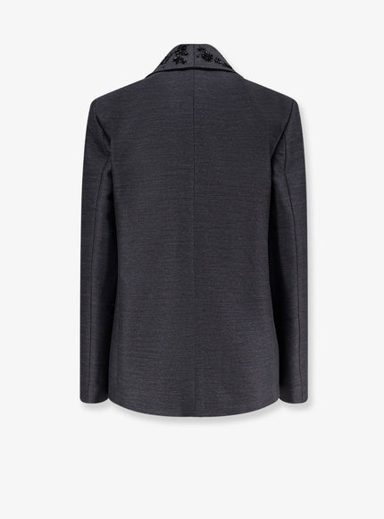 Alberta Ferretti Virgin Wool And Silk Blazer