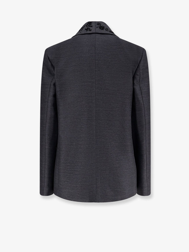 Alberta Ferretti Virgin Wool And Silk Blazer