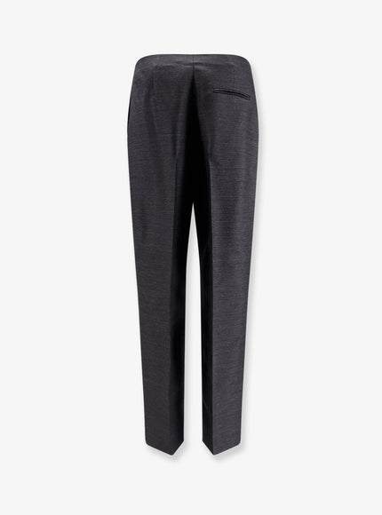 Alberta Ferretti Virgin Wool And Silk Trousers