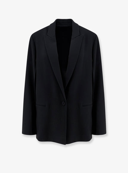 Alberta Ferretti Cady Blazer With Cut Out Sleeves Nero