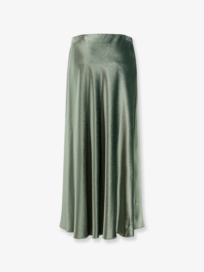 Alberta Ferretti Velvet Midi Skirt