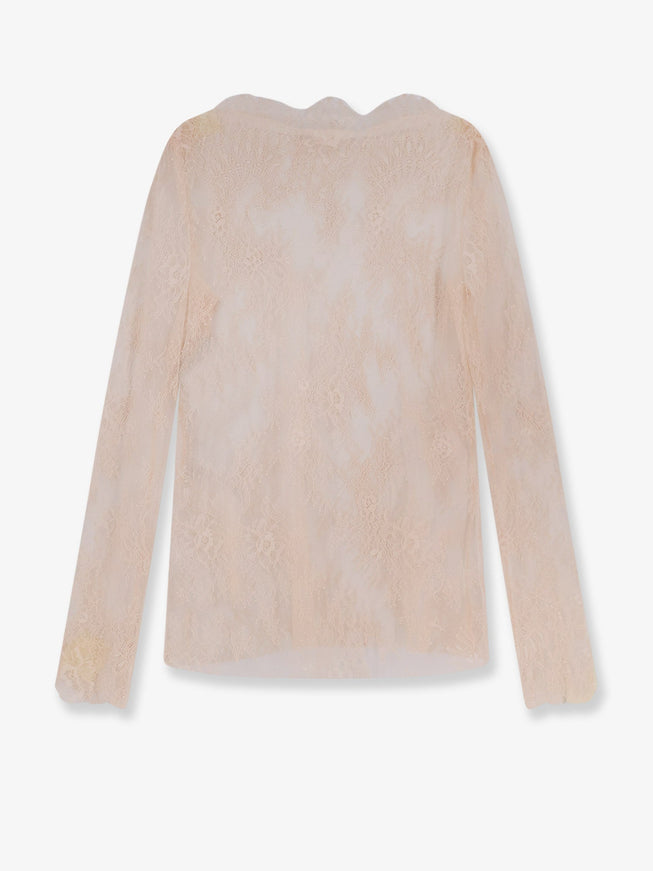 Alberta Ferretti Lace Shirt Rosa