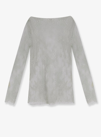 Alberta Ferretti Lace Shirt Verde