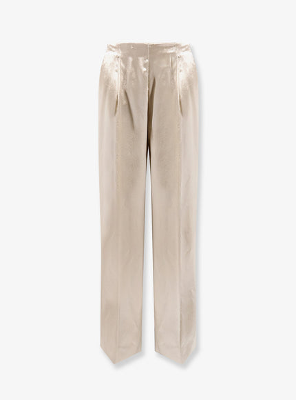 Alberta Ferretti Velvet Trousers Grigio