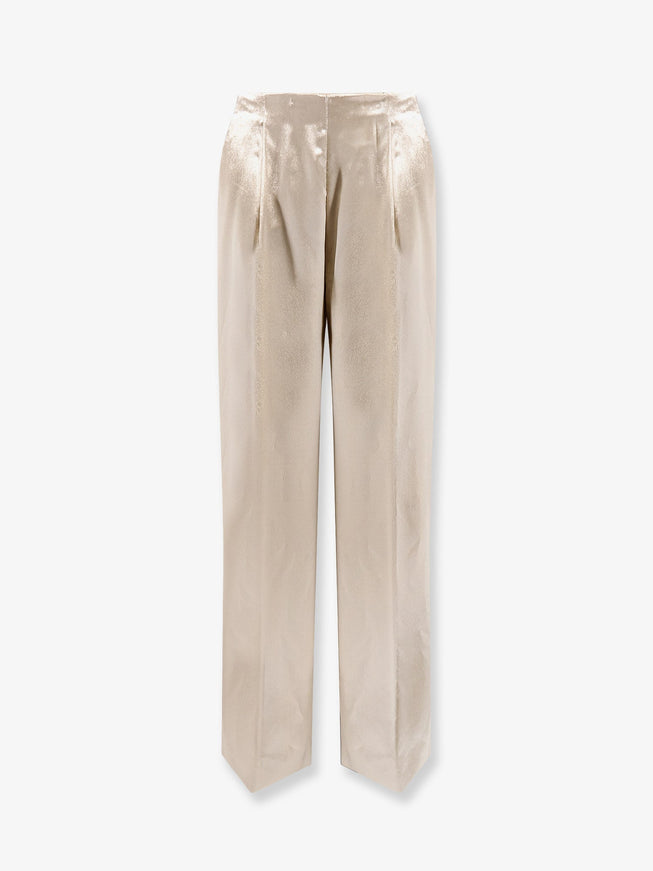 Alberta Ferretti Velvet Trousers Grigio