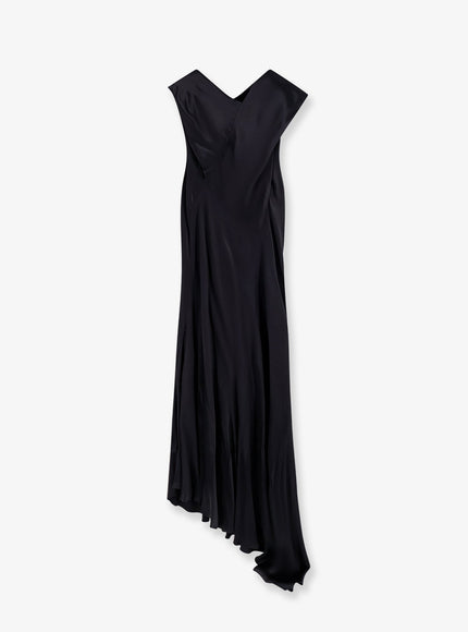 Alberta Ferretti Satin Long Dress