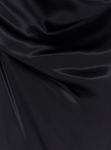 Alberta Ferretti Satin Long Dress