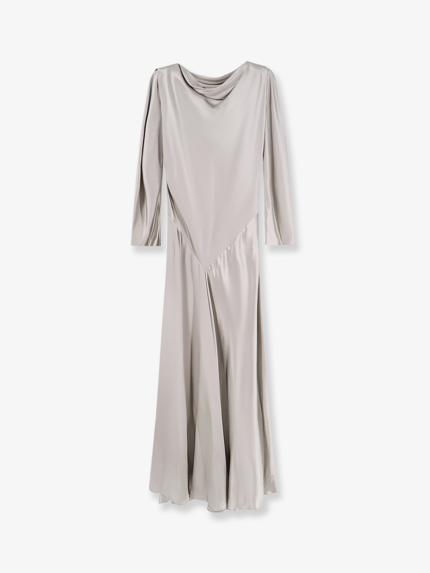Alberta Ferretti Satin Long Dress Ellie Belle Alberta Ferretti Satin Long Dress Ellie Belle