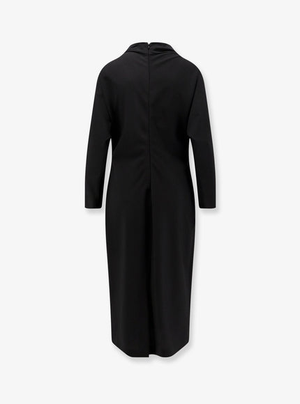 Alberta Ferretti Wool Blend Midi Dress
