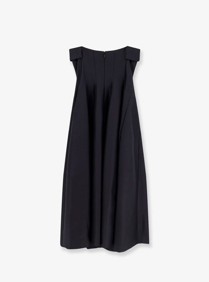 Alberta Ferretti Wool And Silk Midi Dress