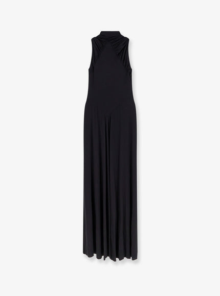 Alberta Ferretti Satin Long Dress