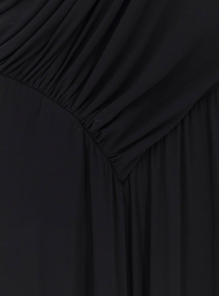 Alberta Ferretti Satin Long Dress