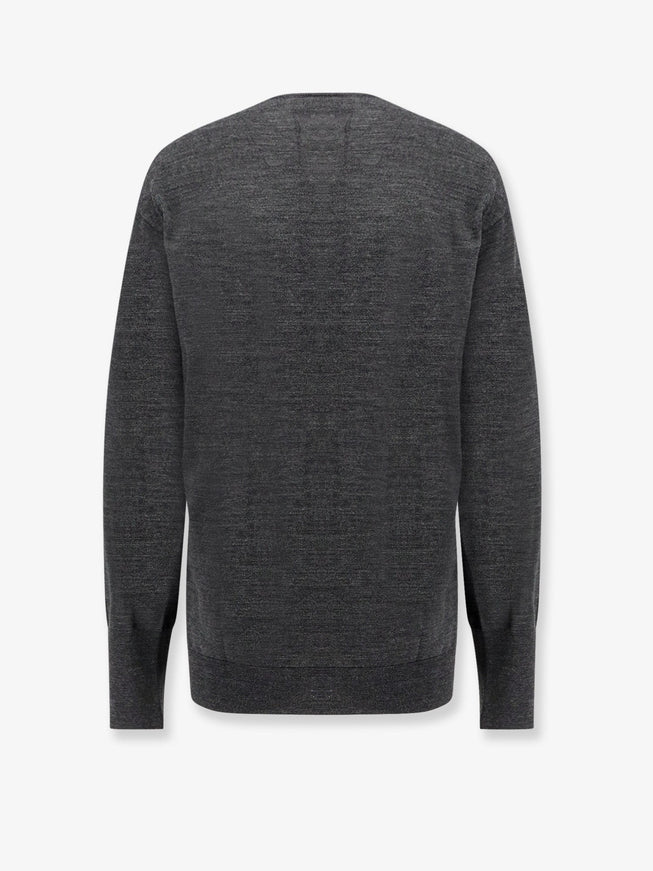 Alberta Ferretti Virgin Wool Sweater With Ruffles