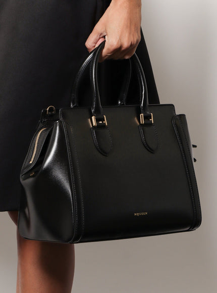 Alexander Mcqueen Birdee Large Leather Shoulder Bag