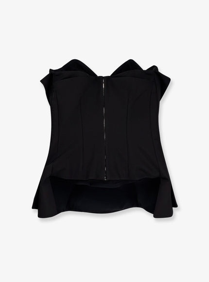 Alexander Mcqueen Silk Blend Bustier/Top