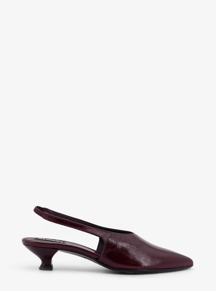 Alohas Eros Leather Slingback Decolleté Burgundy