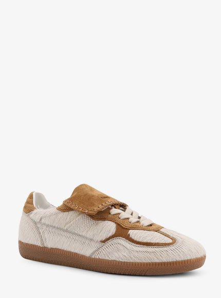 Alohas Tb.490 Pony Skin Low-Top Sneakers With Suede Inserts