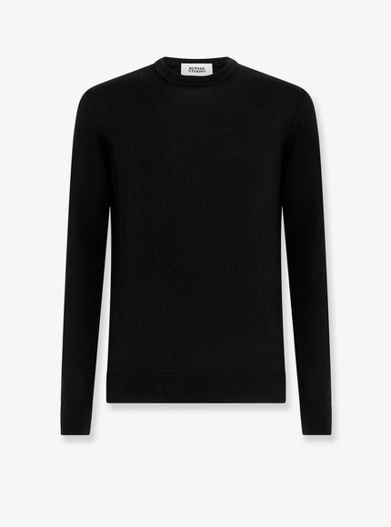 Alpha-Studio Wool Sweater Nero