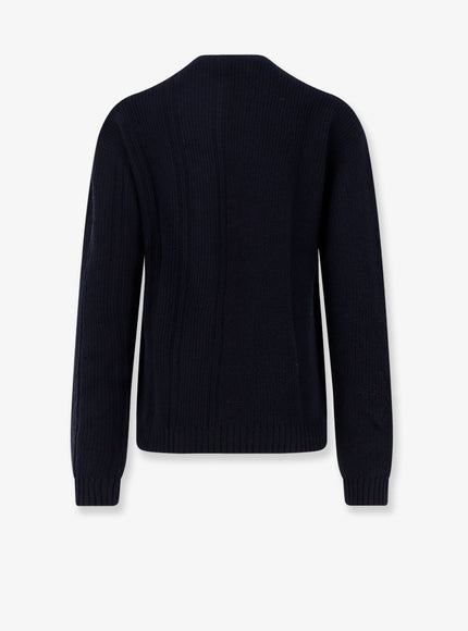 Alpha-Studio Ribbed Wool Sweater