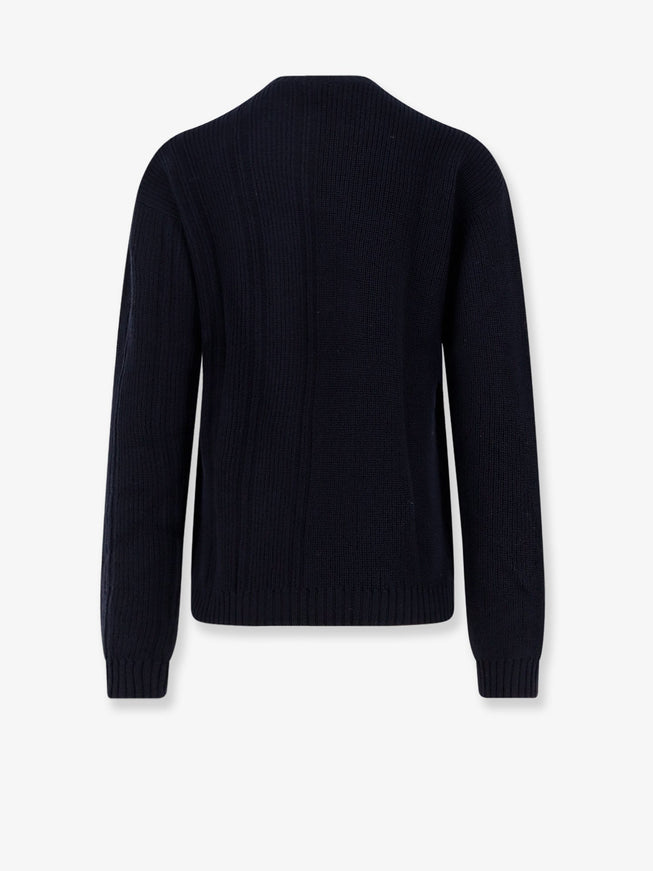 Alpha-Studio Ribbed Wool Sweater