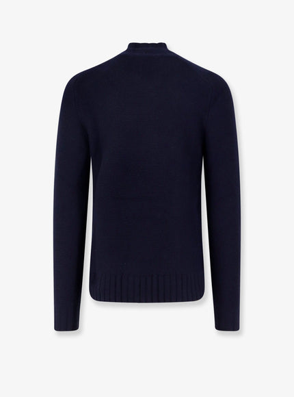 Alpha-Studio Links Wool And Cashmere Mock Turtleneck