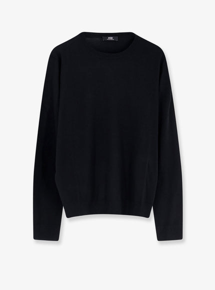Alpha-Studio Silk And Cashmere Sweater Nero