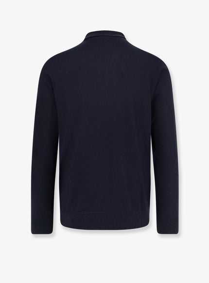 Alpha-Studio Silk And Cashmere Polo Shirt