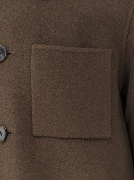 Amaranto Wool And Cashmere Coat