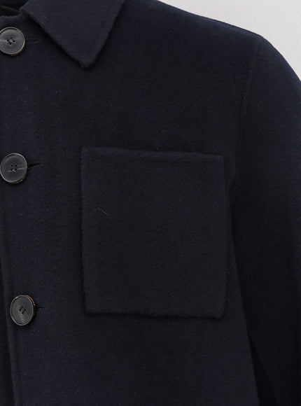 Amaranto Wool And Cashmere Coat