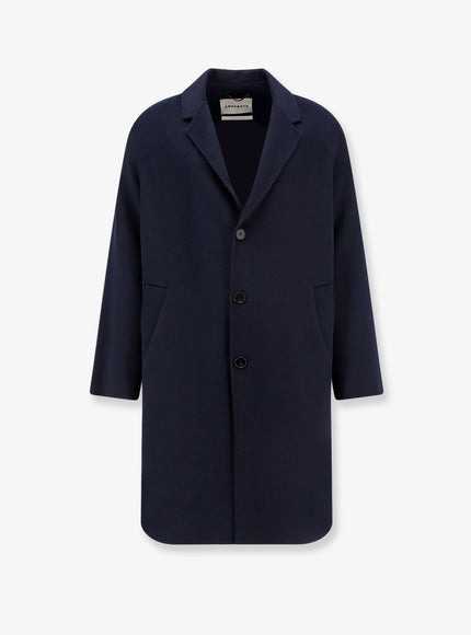 Amaranto Outdoor Wool Coat Nero