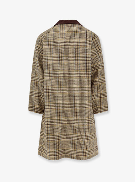 Amaranto Madras Coat With Padding