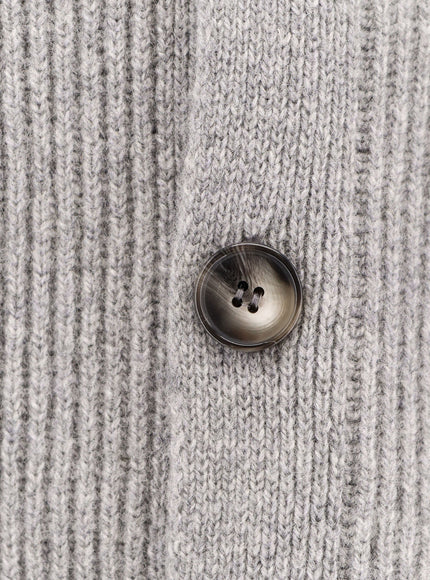 Amaranto Wool And Cashmere Cardigan