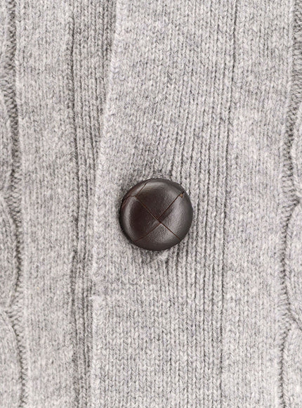 Amaranto Wool And Cashmere Cardigan