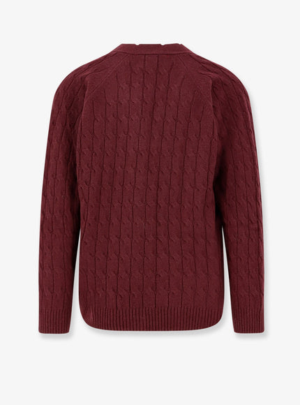 Amaranto Wool And Cashmere Cardigan