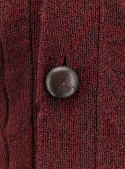 Amaranto Wool And Cashmere Cardigan