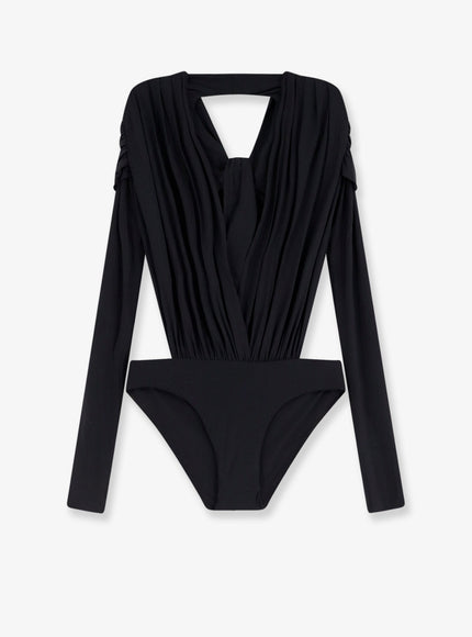 Amazuìn Anais Stretch Viscose Body Top Uni Nero