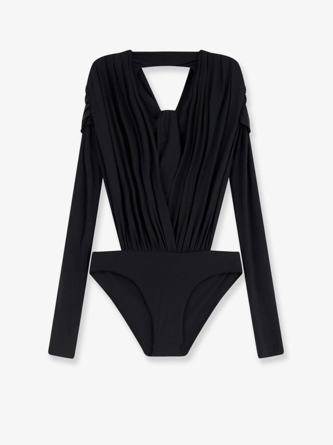 Amazuìn Anais Stretch Viscose Body Top Uni Nero