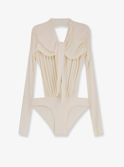Amazuìn Anais Stretch Viscose Body Top Uni Avorio